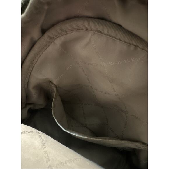 Michael Kors Erin Small Convertible Backpack Sky Blue Studded Leather - Picture 8 of 16